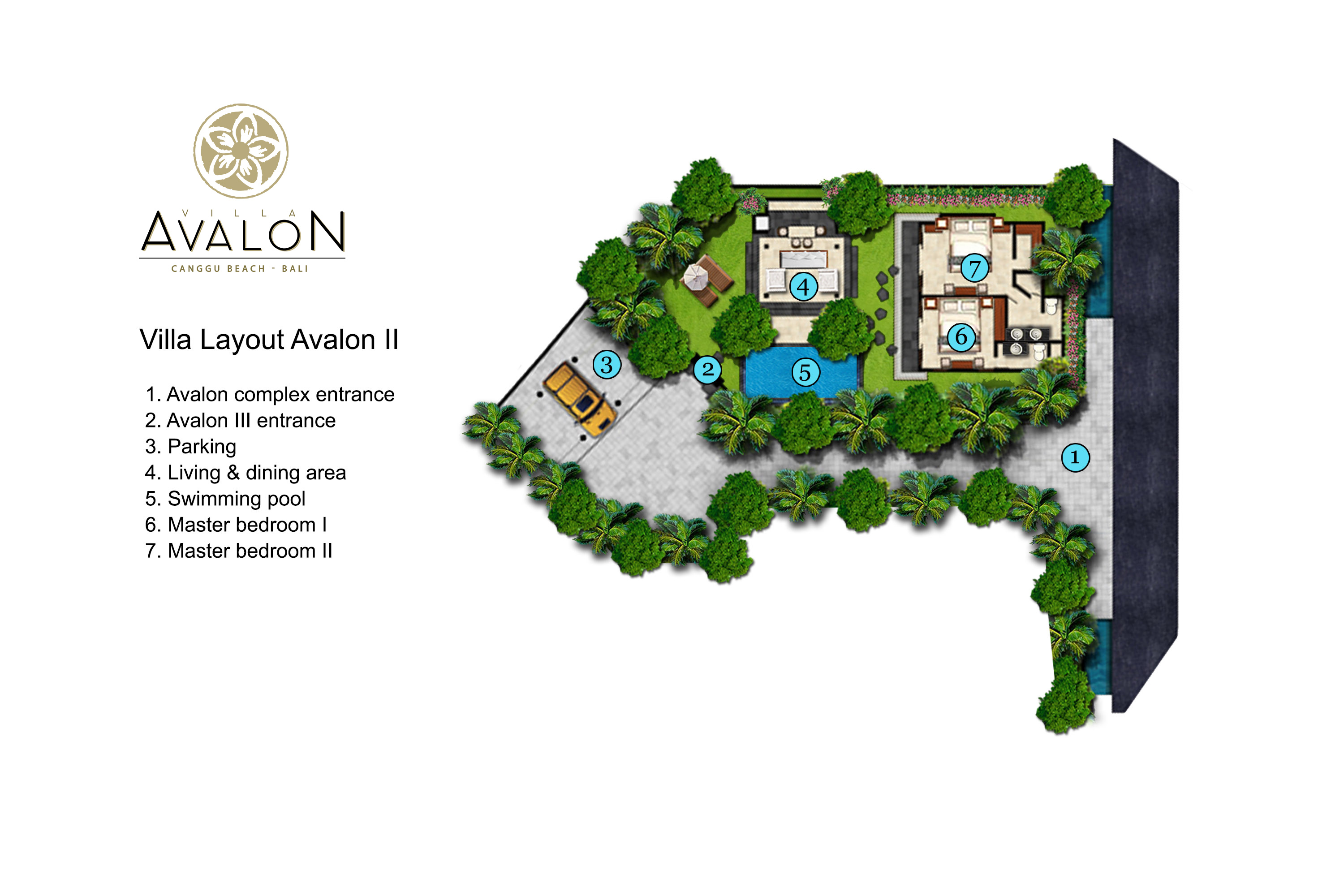 Avalon II - Villa Layout