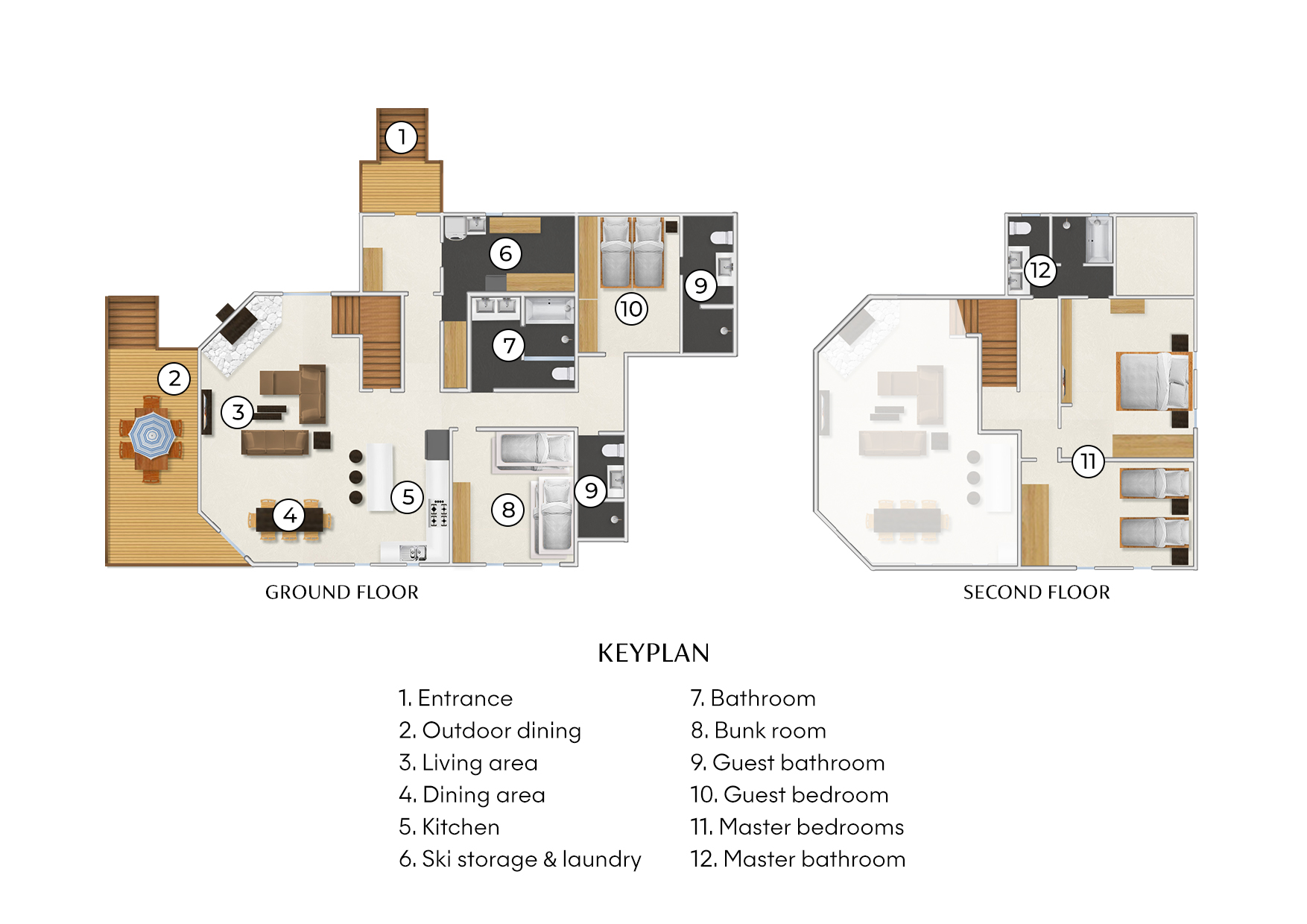 Casa La Mount - Villa Layout