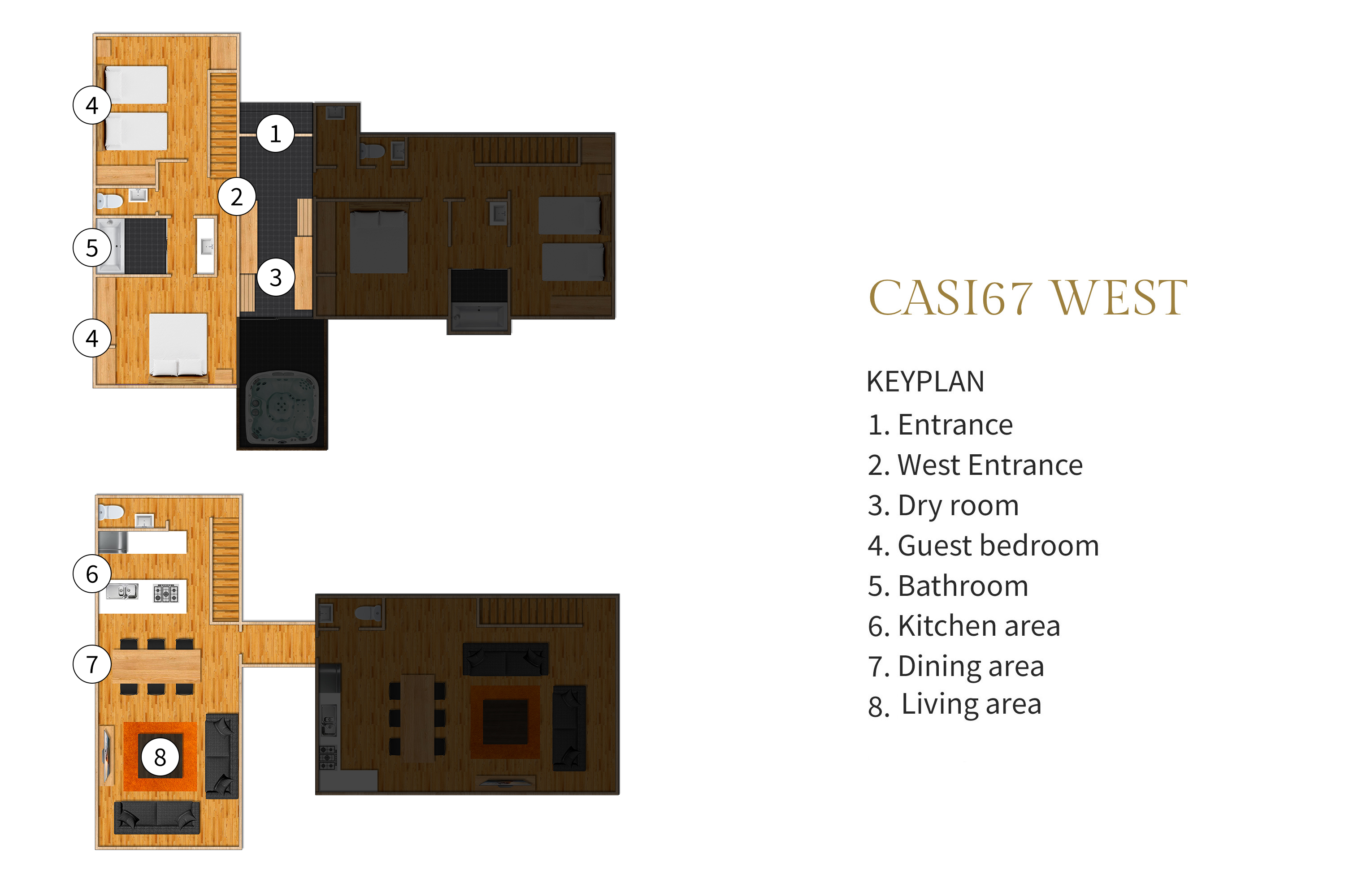 Casi67 West - Villa Layout