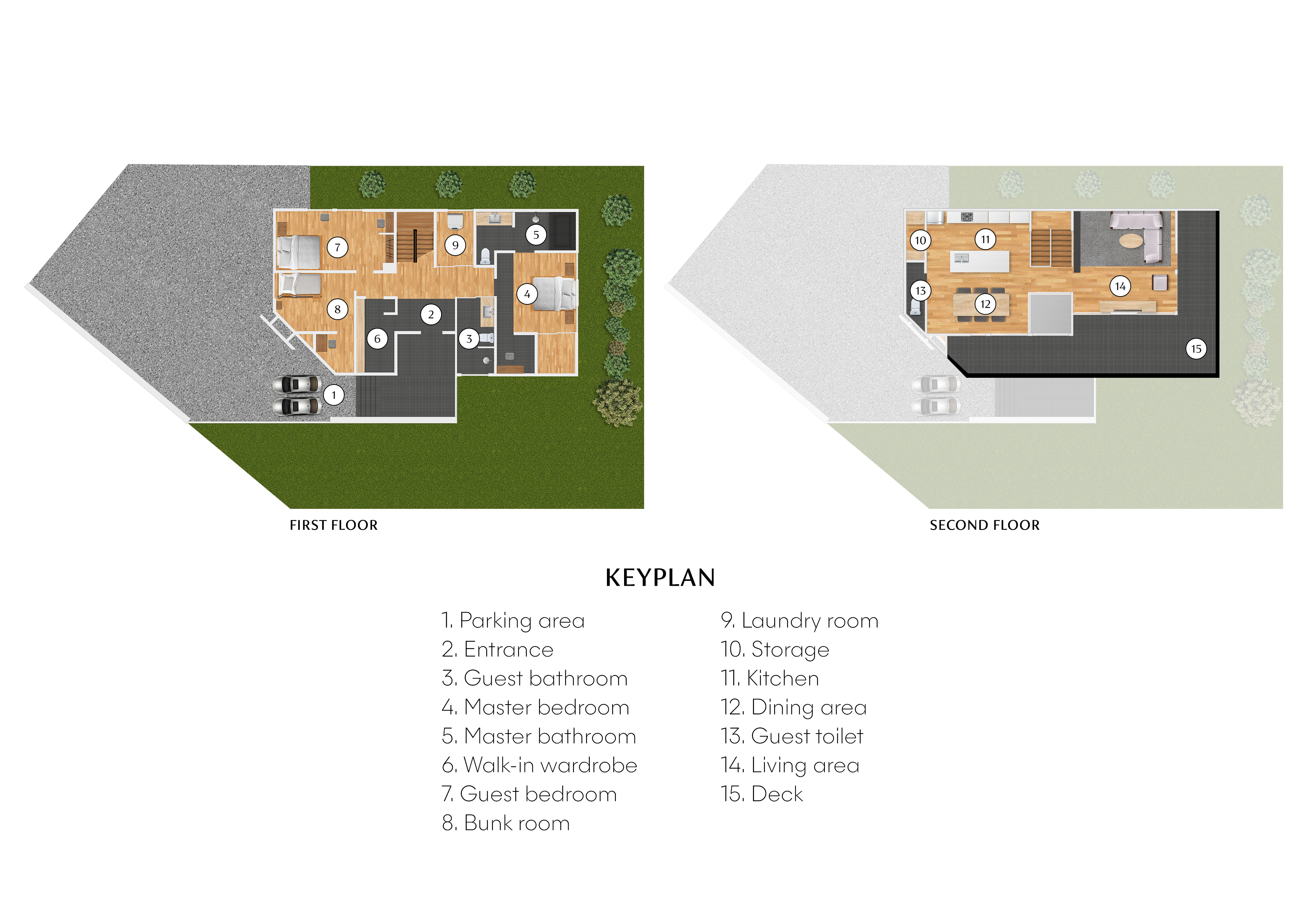 Rinzan Chalet - Villa Layout