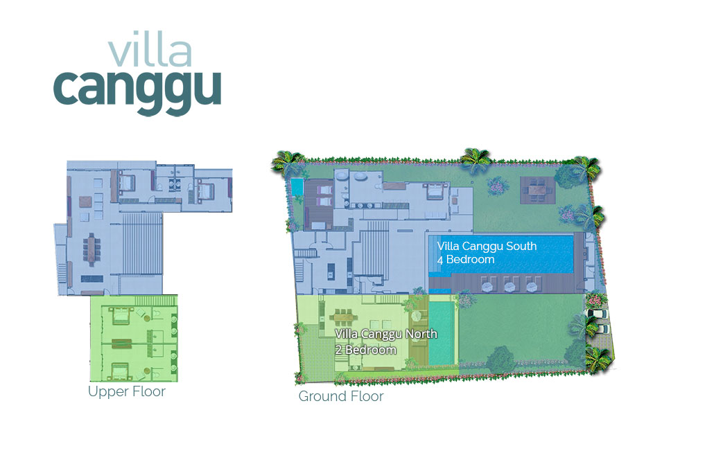 Villa Canggu - Villa Layout