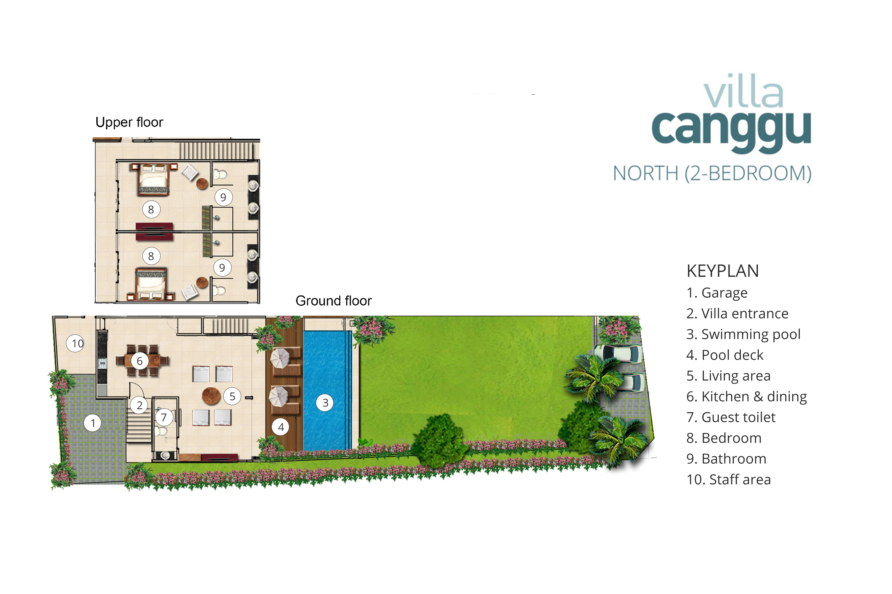 Villa Canggu North - Villa Layout