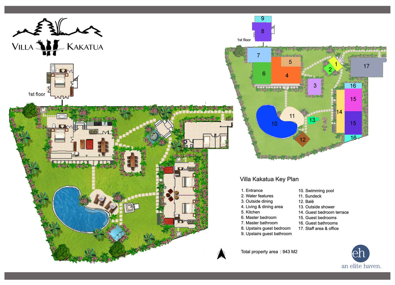 Villa Kakatua - Villa Layout