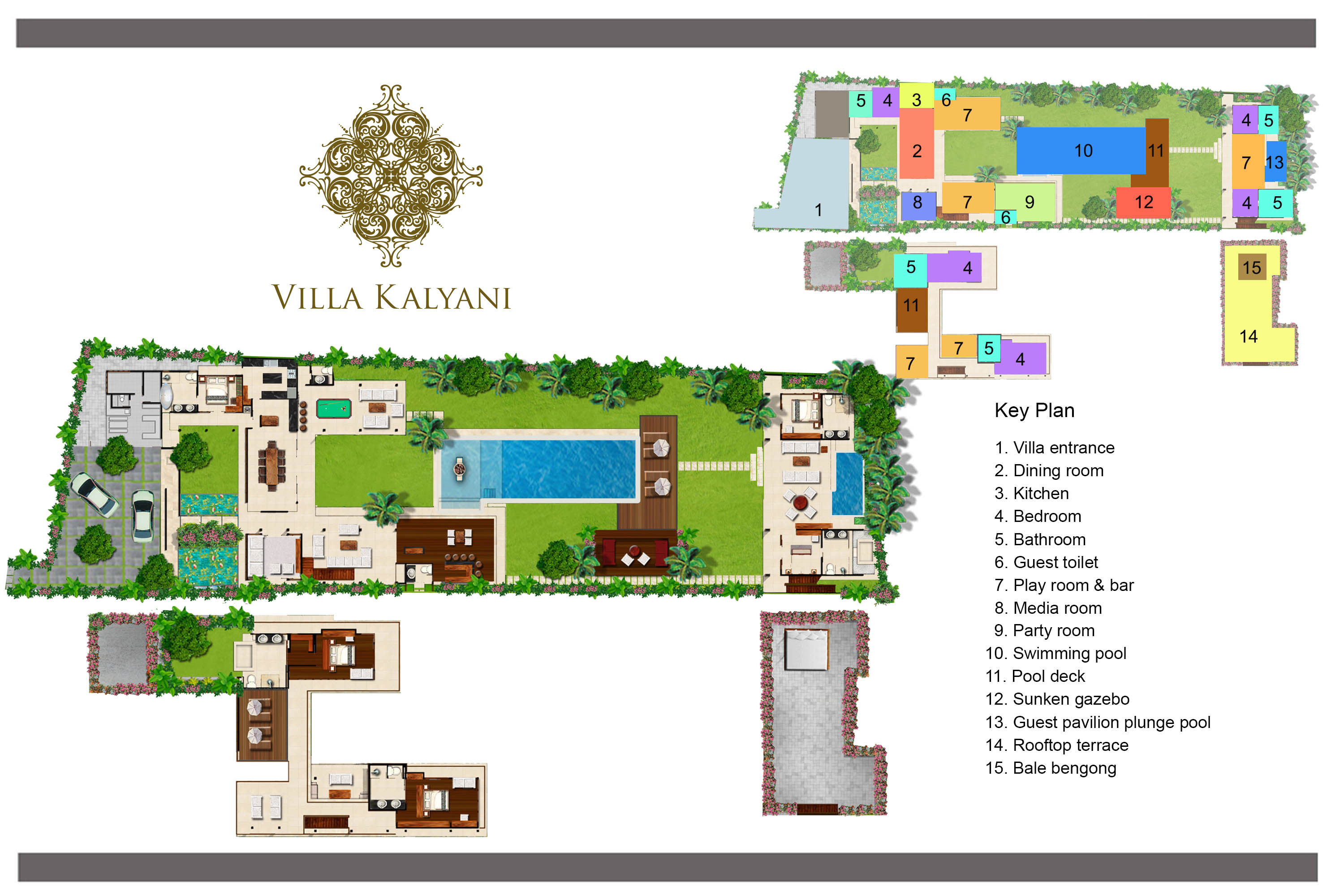 Villa Kalyani - Villa Layout
