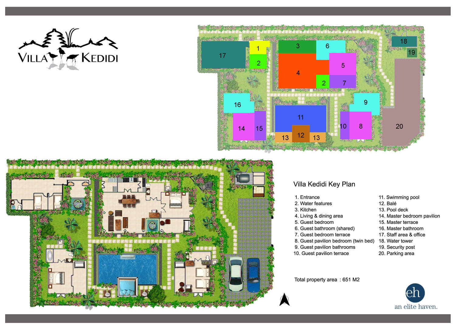 Villa Kedidi - Villa Layout