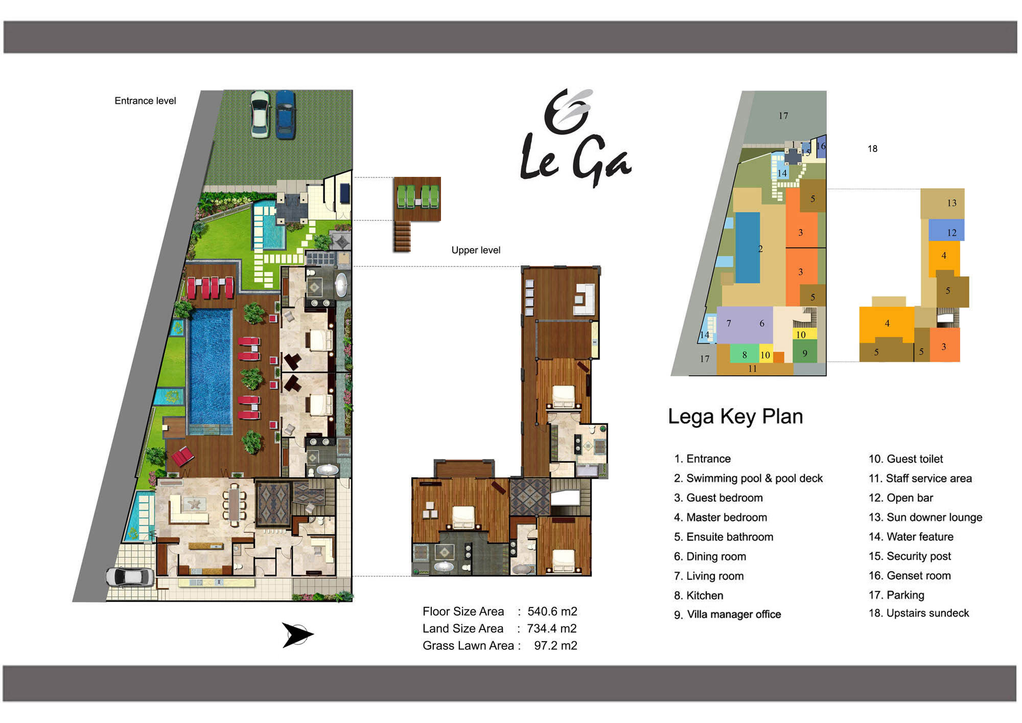 Villa LeGa - Villa Layout