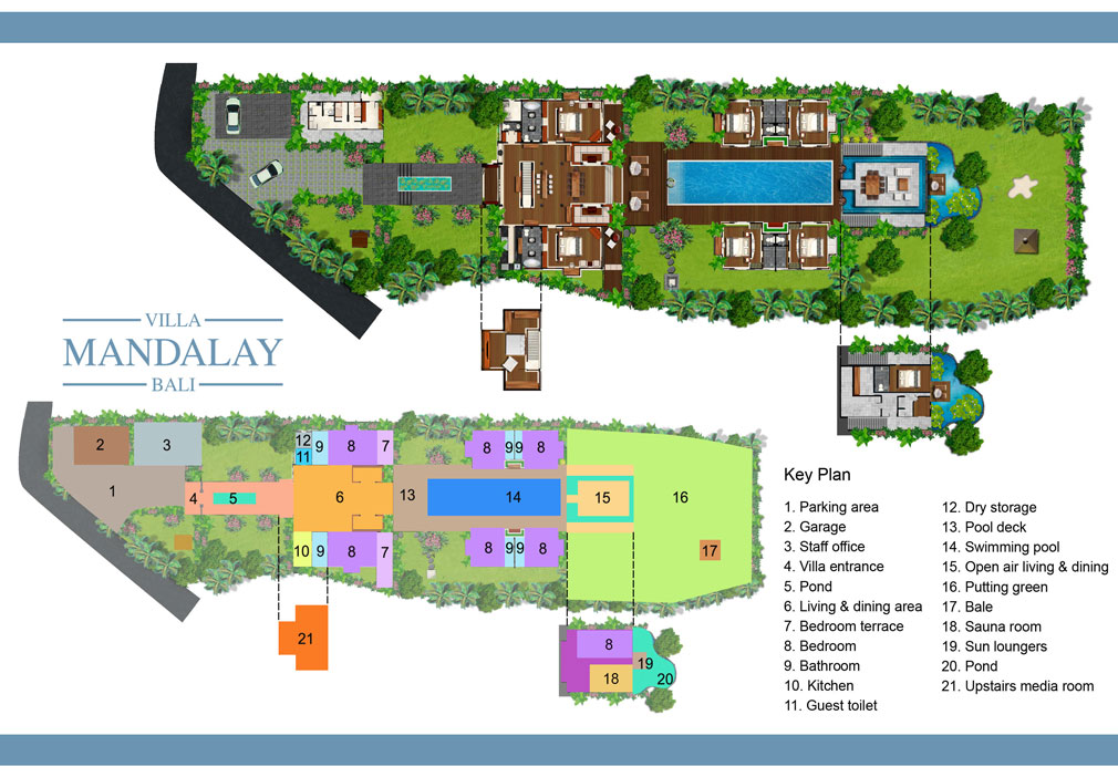 Villa Mandalay - Villa Layout