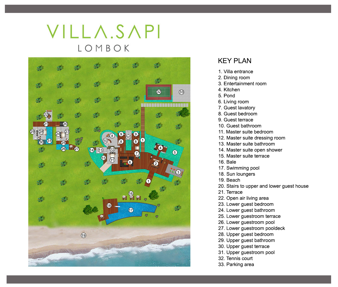 Villa Sapi - Villa Layout