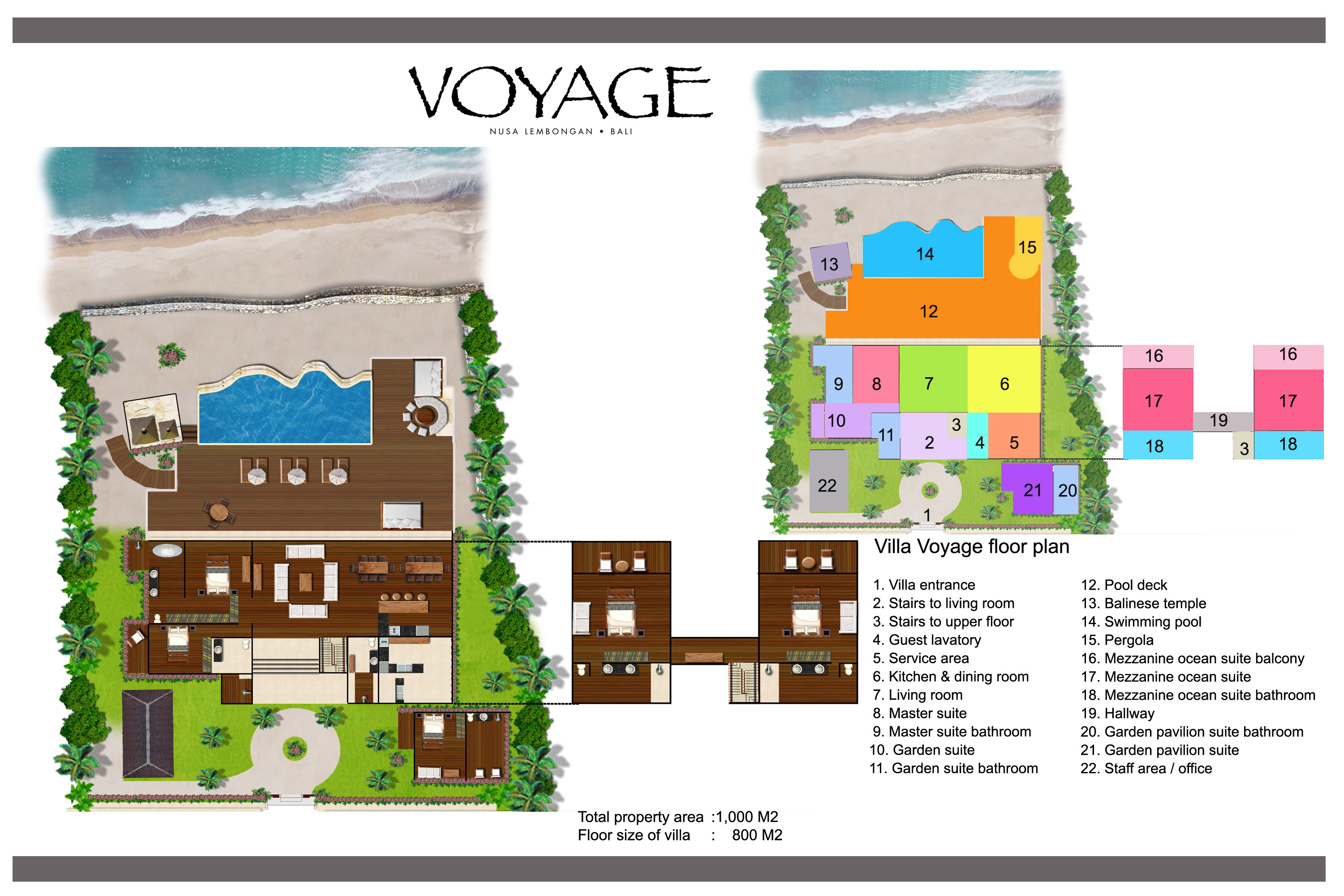 Villa Voyage - Villa Layout