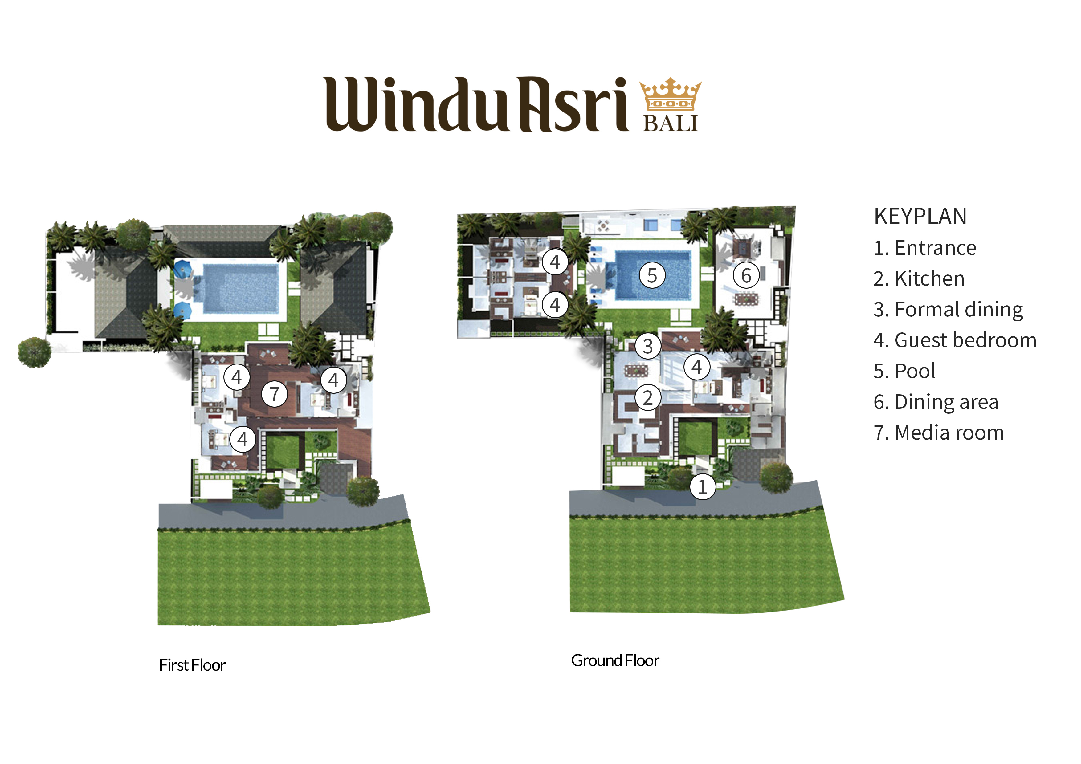 Villa Windu Asri - Villa Layout